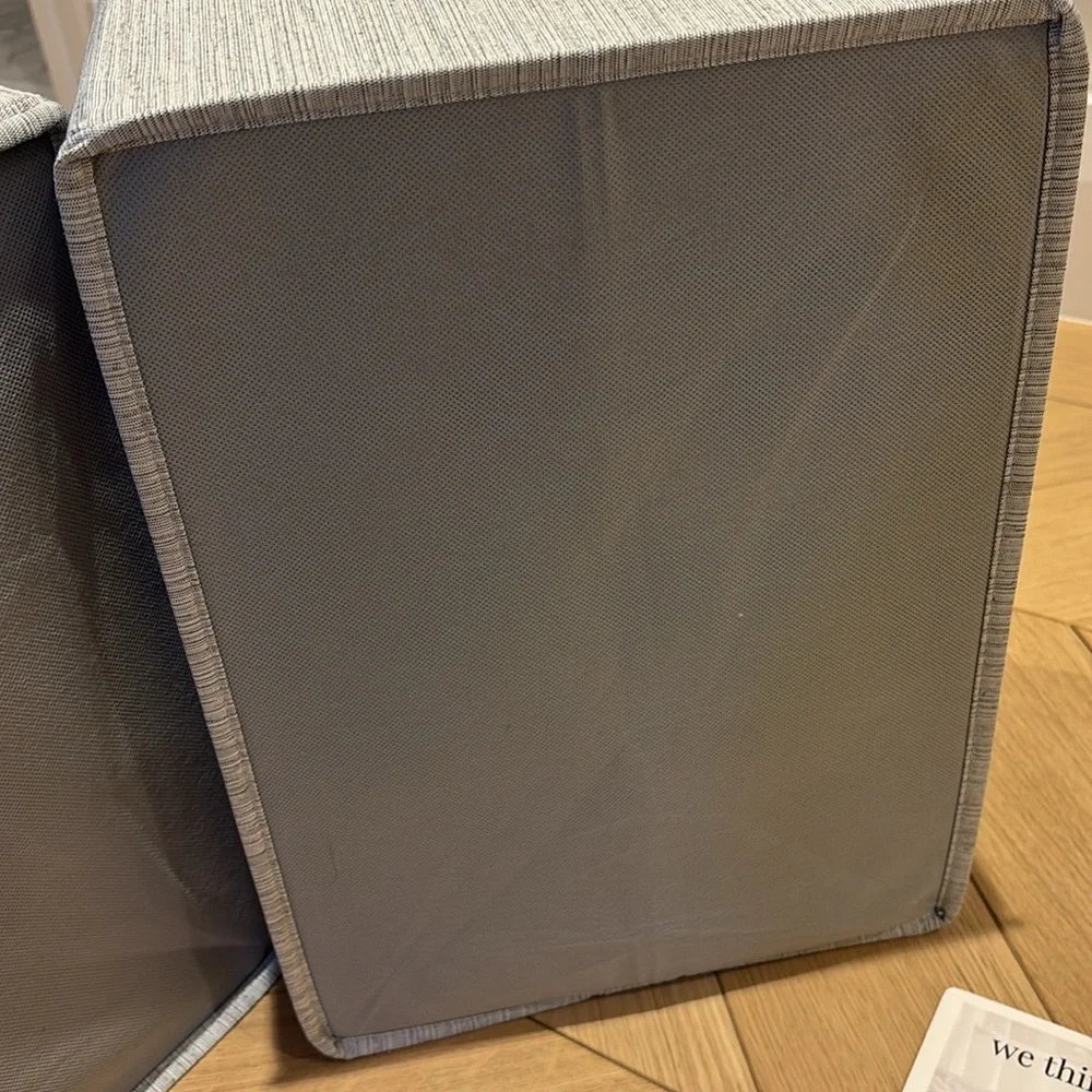 We think storage foldable storage bin set of 2
